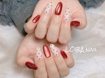 ローバ(LOBA)/ハートドットネイル