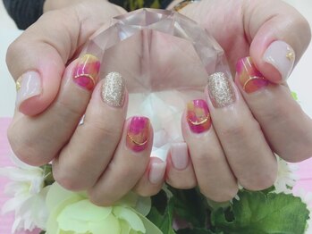 プルミエ ネイル(Premier Nail)/カラフル☆ニュアンスネイル