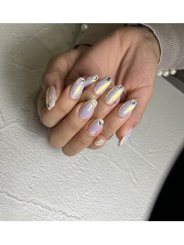 偏光パールネイル