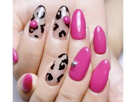 ジェルネイル4本アート