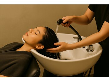 タカハシ ヘアーアンドスパ(TAKAHASHI HAIR&SPA)/6、炭酸泉流し