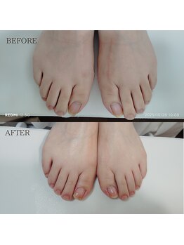 ケア付きフット磨き仕上げ