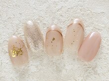 ホワイトネイル 船橋店(WHITE NAIL)/縁取りフレンチ/上品ネイル