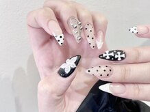 モカ 心斎橋(moca by Lee)/【miyuu】ドットネイル