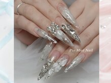 ピオミエルネイル 新宿(pio miel nail)/キラ艶ロングネイル