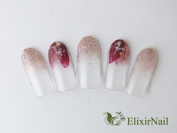 エリクサーネイル 池袋(Elixir Nail)/定額a シンプル/クーポン使用