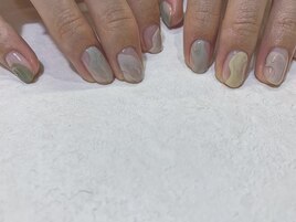 くすみパステルニュアンス