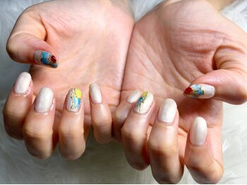 手書きアートネイル