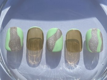 透け感ニュアンス