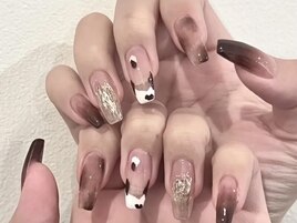 【秋ネイル　ニュアンス】