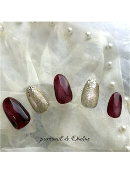 ピュアネイルアンドオンディーヌ/定額シンプルデザイン