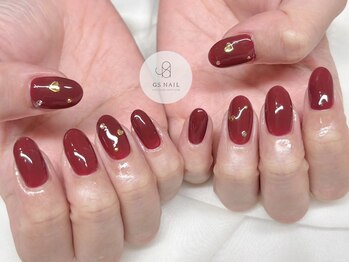 ジーエスネイル(GS NAIL)/ボルドーネイル