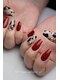 エフネイル(ef nail)の写真/【ご新規様/Hand4週間・Foot6週間以内オフ無料】施術時間内ならデザインアレンジも◎ぜひご相談ください♪
