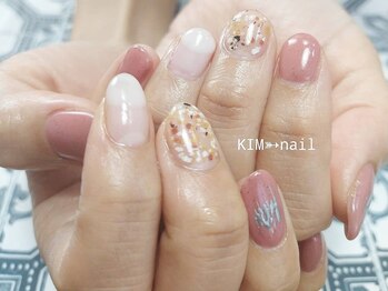 ケイアイエムネイル(KIM nail)/pink sand