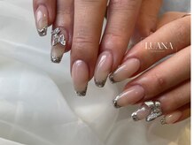 ルアナ(Luana)/ガラスフレンチ　ジェルネイル