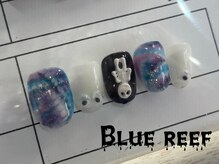 ネイルアンドまつげエクステ ブルーリーフ 四谷三丁目店(Blue Reef)/ハロウィンピーコック