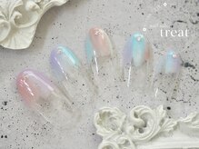 トリート(treat)/シンプル7月/塗りかけ/クリア