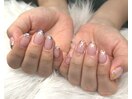 ステンドグラスネイル/夏ネイル