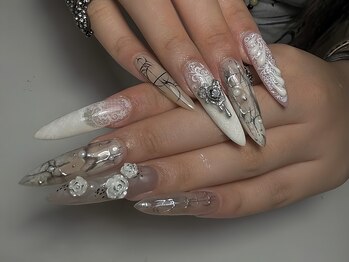 リンネイル 新大久保店(Rin Nail)/#待ち込みデザインOK　#付け放題