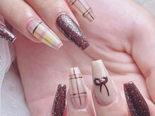 シーアンドビーネイル(C&B Nail)/持ち込みデザイン４本