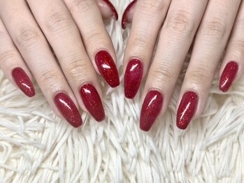 サニーラネイル(Sunny La Nail)の写真/手元にさりげないお洒落さを☆シンプルだけど華やかに魅せる♪絶妙なデザインをご提供◎ワンカラー￥5000～