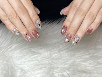 ハニーネイル 新宿店(Honey NAIL)/ピンクネイル・ハートホロ