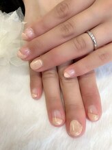 はあとねいる 西岐阜店/No.36☆ななめフレンチネイル