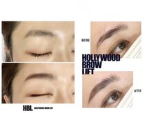 ハリウッドブロウリフトで素敵な眉毛に♪