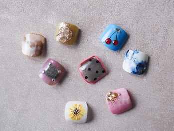 イロカ(Iroca)の写真/〈フットネイル¥6600～〉お仕事等でハンドネイルが出来ない方にもオススメ!足元のお洒落を楽しみましょう♪
