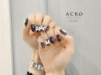 アクロネイル アンド アイ(ACRO NAIL&EYE)/リボンネイル