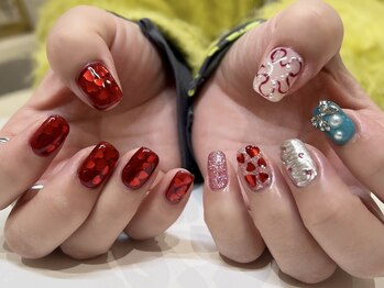 ガレリア エレガンテ 栄店(GALLARIA Elegante)/バレンタインハート埋め込みART