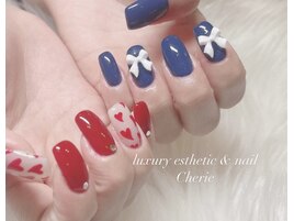 アシメ/ハート×リボン