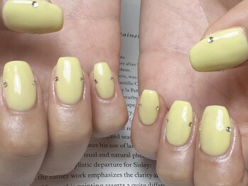 アンク(AnK)/ワンカラー×クリアストーン