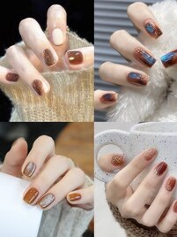 【秋色ネイル】