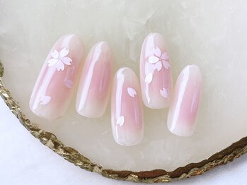 ネイルサロンフォーユー(for u)/桜ネイル￥6980