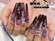 ネイルマフィア 原宿(NAIL MAFIA)の写真/「整った綺麗なスカルプの形」×「均等の厚み」で最強卍''盛り盛りにパーツやアートをオーダーしちゃって★