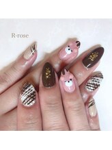 アールローズ(R-rose)/バレンタインネイル￥10340