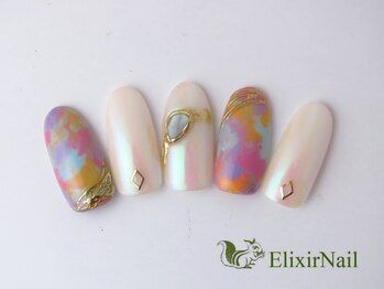 エリクサーネイル 池袋(Elixir Nail)/定額b カジュアル/クーポン使用