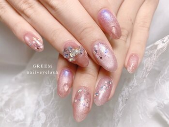 グリーム(GREEM)/押し花リボンネイル