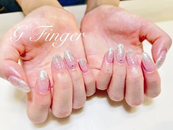 ジーフィンガー 大井町店(G Finger)/涼しげなラメグラ