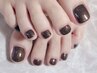 ワンカラーフットネイル￥5,500【新規オフ無料】