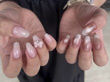 サクノネイル(SAKUNONAIL)/ピンクニュアンスネイル