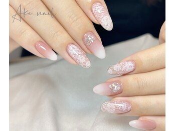アケネイル 錦糸町店(Ake Nail)の写真/錦糸町5分◆まるで自爪がそのまま伸びたような仕上がり☆自然な長さ出しで深爪・短い爪もスラっと美しく♪