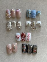 リジョイスネイル(REJOICE)/ayuri 手描きデザイン