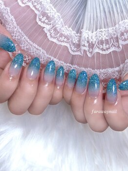 【グラデーション】青ネイル☆