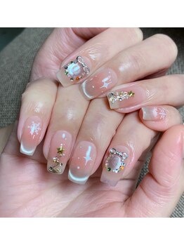 クイーンズビューティーサロン 新宿本店(Queen's beauty salon)/チップ長さだしやりつけ放題