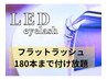 大人気！LEDフラットラッシュ180本まで付け放題！￥7300→￥6800