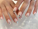 宝石ネイル(staff:minori)
