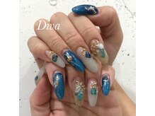 ネイルサロン ディーバ ギンザ(Nail salon Diva GINZA)/BLUE nail