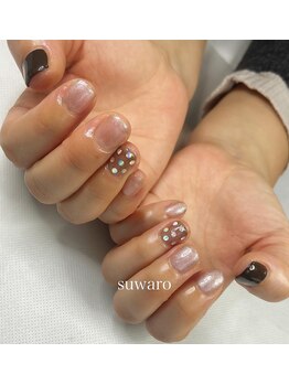 スワロ(suwaro)/ホログラムドットネイル
